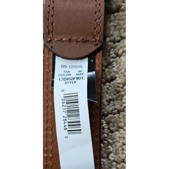 Dickies Brown Leather Belt NWT SZ 46 - Picture 4 of 6